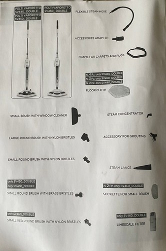 Polti vaporetto steam cleaner