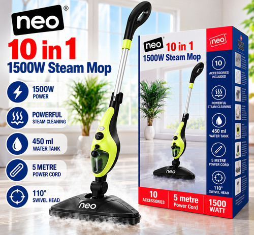 Neo 1500w steam mop - 1500w,